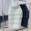 пуховик женский зимний Warm Winter Women Coat Long Jacket Korea Oversized Loose Hooded Coats Female Casual Long Overcoat 다운패딩