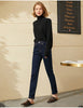 Minimalism Jeans for Women Autumn Slim Feet Casual All-match Cotton Slight Strech Ankle-Length Pants 12514004