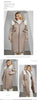 Women's Winter Jacket Plus Size Bio Down Jackets Fur Collar Hooded Quilted Cotton Coat Women Parka Female Clothing