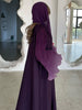Open Front Abaya Muslim Flare Sleeve Casual Arabian Abayas Middle-East Elegant Turkey Kaftans Women Jilbabs Islamic Maxi Dresses