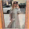 Solid Belted Maxi Trench Coats Women's Loose Full Sleeves Single-breasted Lace-up Windbreak Ladies Early Autumn Outwear