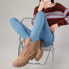 Women's Slim Skinny Jeans Comfortable Stretch Casual Solid Colours Pencil Pants Female Black Denim Trousers