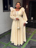 African Clothes for Women 2 Pcs Sets Tops And Skirts Suits Dashiki Ankara Christmas Outfits Gown Plus Size Wedding Party Dresses