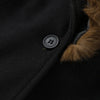Elegant Faux Fur Thicken Jackets Women's Long Sleeves Pockets Patchwork Belts Hoodie Coat Winter Chic Warm Outerwear