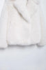 Autumn Winter Faux Fur Coat For Women Elegant Solid Button Long Sleeve Jacket Female Streetwear Warm Outerwear