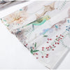 Floral Print Women Dress Button Down Mock Neck Maxi Dresses Long Lantern Sleeve A-Line Waist Belt Flared Hem Elegant Streetwear