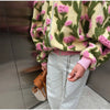 3D Flower Bomber Jackets Women Loose Zipper Full Sleeve Female Coats Baseball Jackets Spring High Street Outwear