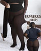 1Pc Warm Thermal Tights Pantyhose Women Autumn Winter Plus Size Fleece-Lined High-Waisted Black Sheer One Line Crotch Leggings