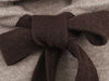 women's holiday party date gentle cute bow act the role of long sleeve hooded knit coat