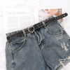 Women PU Leather Belt Hollow Out Loving Heart Ladies Waist Belt Personality Female Designer Jeans Pants Strap for Women Girls