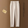 Woolen Herringbone Harem Pencil Elastic High Waist Korean Women's Pants Casual Office Lady Trousers Suit Pants For Women