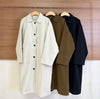 Color Patchwork Long-sleeved Coats for Women Spring and Autumn Korean Style Long Coats