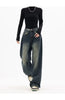 Spring Autumn Wide Leg Jeans Women High Waist Denim Trousers Women's Jeans Harajuku Vintage BF Style Loose Femme Streeetwear