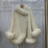 Real Fur Coat Winter Jacket Women Natural Fox Fur Collar Warm Cashmere Wool Woolen Ladies Outerwear Streetwear