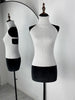 Knitwear 2 Piece-Set Female Vest Ribbed Turtleneck And Casual Patchwork Cover up Outfits Women's Knit Pullover Top