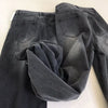 Lady Retro Black Gray High Waist Jeans Pants Women Straight Leg Denim Trousers Girls Loose Fit Thin Casual Pants