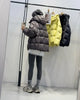 Women Light White Down Jacket with Hood Loose Over Size Casual Autumn Winter Outwear Square Warm Short Coat