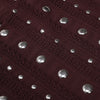 Spring And Autumn Elastic Knitted Round Neck Slim Fit Metal Sheet Long Sleeved Women's Dress