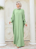 Abaya Dress Muslim Robe Abaya Ramadan Ladies Long Sleeve Islamic Dress Middle East Abayas Women Clothing Without Hijab