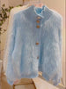 Women Fur Faux Knitted Cardigan Sweater Jacket Korean Style Womens Sweaters Autumn Women's Clothes Knitwear V Neck Knit