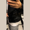 Street Women Jacket Urban Button V-neck Long Sleeve Patchwork Panelled Female Coat Spring Autumn Chic Lady Outwears