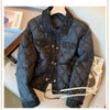 Autumn and Winter Women's Elegant Cotton Clothes with Small Fragrance Design Thickened Warm Parker Coat