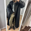 Women Maxi Long trench coat