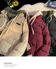 Winter Cotton-padded Jacket Women, Two-piece Hooded Down Cotton Jacket Female Casual Warm Cotton-padded Clothing Parker Coat