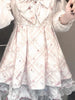 Japanese Y2k Dress Women Sweet Print Bow Vestidos Fake Two Pieces Lace Patchwork Fairy Dress Kawaii Grunge Vintage Dresses