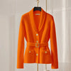 Autumn V-Neck Cardigan Sweaters Jacket Women's Elegant Joker Casual Coat Female Slim Knitted Sweaters Ladies