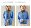 Spring Women's Cardigan 100% Cashmere Knitted Sweater Chic Tops Cashmere Coat Casual O-Neck Loose Women Cardigan