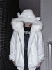Vintage Fur Patchwork Loose Casual Hooded Coats Streetwear Solid Winter Y2k Aesthetic Jackets Grunge Pocket Women Harajuku Tops