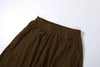 Y2K Casual Wide-Leg Pants Women Autumn Loose Simple Basic Pocket High Waist Trousers Corduroy Streetwear Long Bottoms