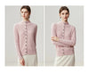 Autumn Women's Cardigan 100% Cashmere Knitted Sweater Chic Tops Female Causal Turtleneck Collar Loose Size Jacket Coat