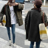 Splicing Corduroy Workwear Jacket, Military Green Hunting Outfit, Retro Cotton Jacket, Women's Spring