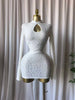 Women Stand Collar Elastic Bodycon Midi Mini Dress Satin Fall Winter Cocktail Even Birthday Party Dresses