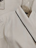 Women's Blazer Skew Collar Asymmetric Pleating Mesh Spliced Slim Designer Suit Jackets Autumn Tide 7AB4740