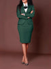 Two Piece Sets Women Skirt Blazer Turn Down Collar Tops Y2k Streetwear Elegant Dress Sets Skirts High Waist Work Matching Sets