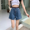 Casual Blue Denim Shorts for Women Stylish Streetwear Loose Comfortable Short Jeans Classic Versatile Everyday Jean Shorts