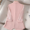 Blazer Women Suit Jacket Female Feminine Blazers Notched Collar Business Suit Elegant Office Ladies Blaser Outwear