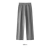 Women Pants Fleece Lined Panelled Design Loose Fit Barrel Leg Elastic Waist Minimal Style Everyday Style Winter