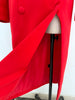 High Street Designer Women's Stand Collar Long Trench Overcoat