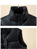 2025New Women Autumn Winter Down Cotton Vest short Stand-up Collar Cotton Vest Vest With Everything On The Shoulder Coat