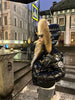 Faux Fur Hooded Cotton Puffer Jacket Women Winter Quilted Zipper Pocket Coat Y2K Retro Padded Parkas High Street Outerwear