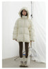 Women Down Coats Solid Loose Hooded 90 White Duck Down Down Jacket Puffs Female Outerwear Autumn Winter