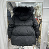 Lagabogy Winter Women's Medium-Length White Duck Down Jacket Female Thick Waist-Fitted Puffer Coat Large Real Raccoon Fur