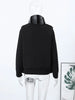 Women's Faux Fur Coats Furry Patchwork Knit Sleeve Bomber Jackets Autumn Female Stand Collar Loose Coat Lady Outerwears