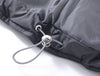 Women Stand Collar Knit Spliced Cotton Puffer Vest Drawstring Hem Loose Quilted Waistcoat Autumn Winter Casual Outerwear