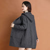 Autumn Winter Long Sleeve Sweater Cardigan Women's Hooded knit Jacket Ladies Solid Color Elegant Sweater Woman Top