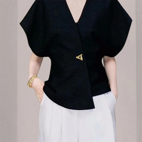 Women's Vest Coat Spring Autumn V-neck Solid Color Ladies Vest Jacket Slim Korean Version Elegant Lady Waistcoat